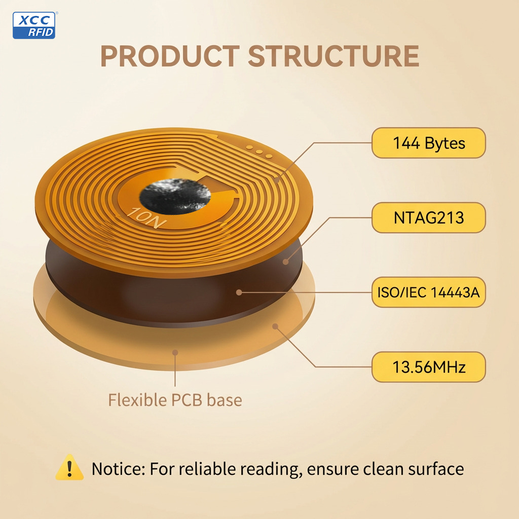 Diy Electronics Toys - 10mm NTAG213 FPC Flexible RFID Tag