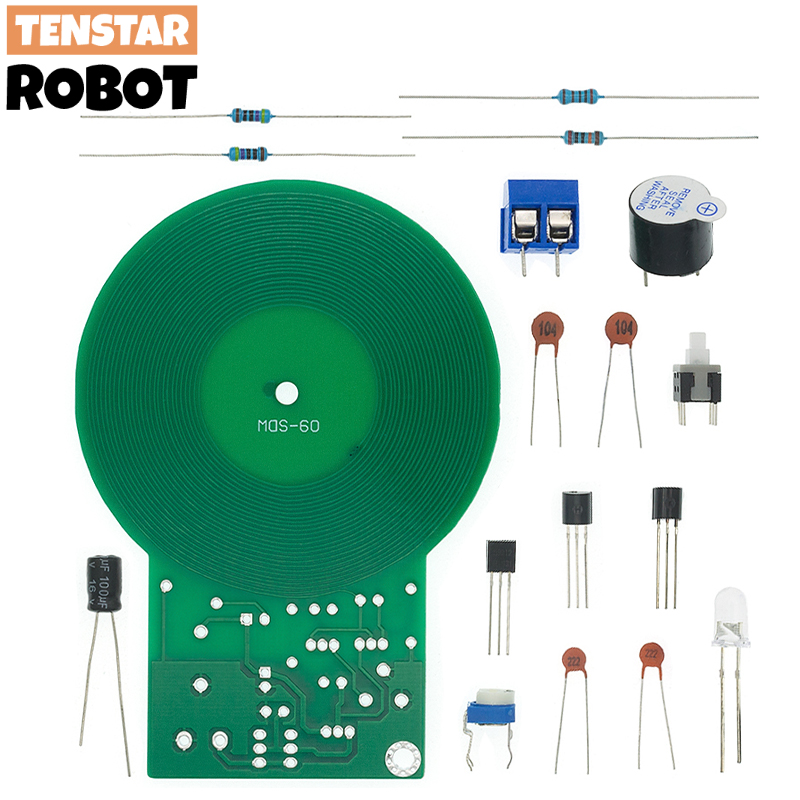 Diy Robot Electronics Kit - JS-60 DIY Metal Detector Kit DIY