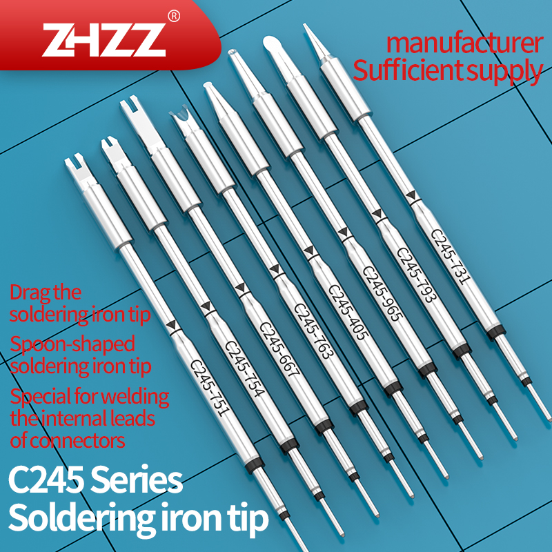 Soldering Iron Kit - C245 soldering tip set C245-405/793/965/651/654/667/751/754/731/763 Universal