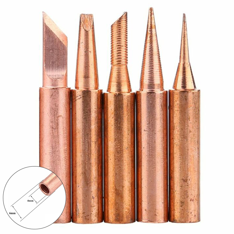 Soldering Iron Kit - 5 Pcs/Lot Set 900M-T Copper Soldering