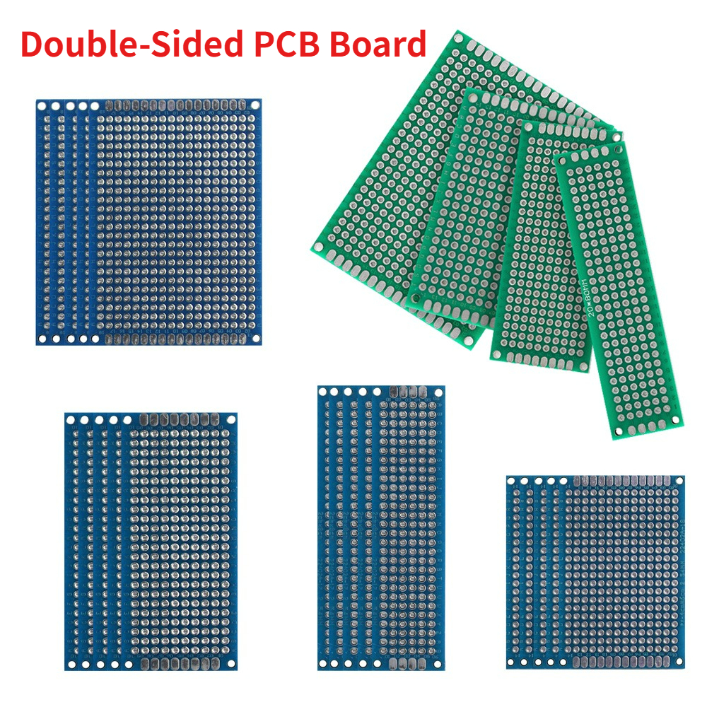 Diy Electronics Repair Kit - 5PCS 2Color Double-Sided PCB Prototype Board