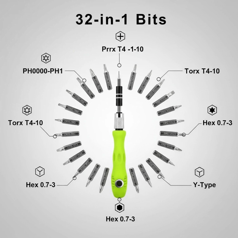 Diy Electronics Repair Kit - 32 in 1 professional multifunctional screwdriver