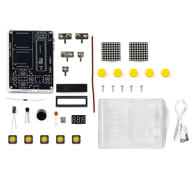 Diy Electronics Videos - -[A51I Digital]DIY 51 Single-Chip Game Pixel