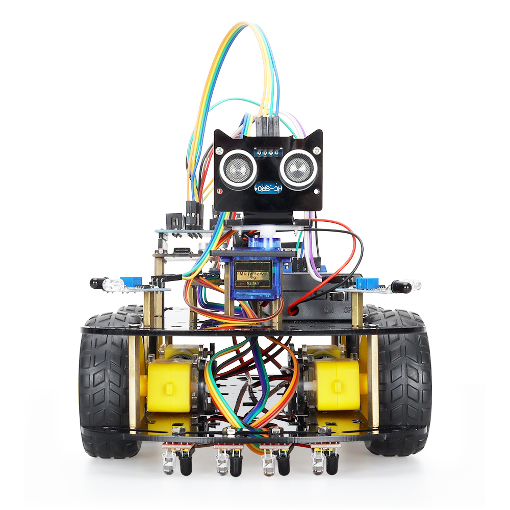Diy Robot Electronics Kit - DIY Programmable Smart Robot Car Kit