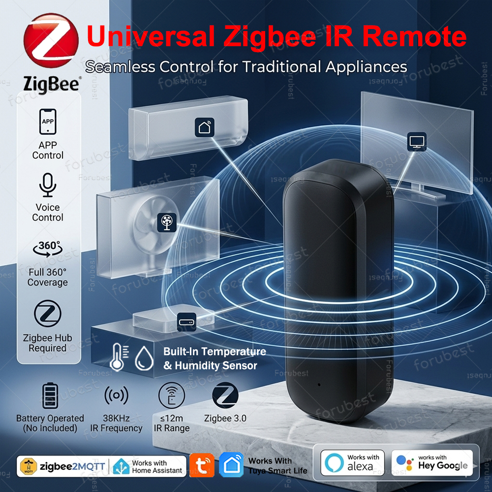 Ir Infrared Receiver - Zigbee IR Remote Control Humidity Temperature