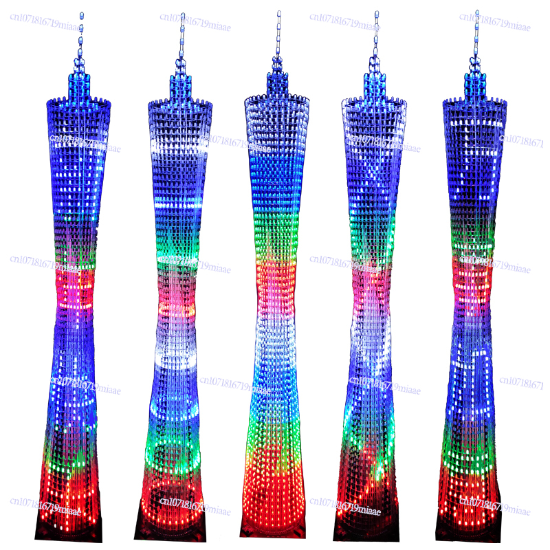 Diy Electronics Toys - 64-Floor Canton Tower DIY Kit LED