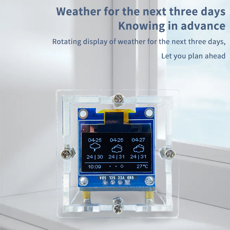 ESP8266 Mini Weather Clock Kit - Diy Electronics Toys 리뷰 및 가격