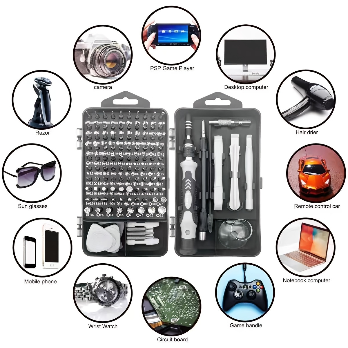 115in1 Screwdriver Bit Set, Hi - Diy Electronics Repair Kit 리뷰 및 가격