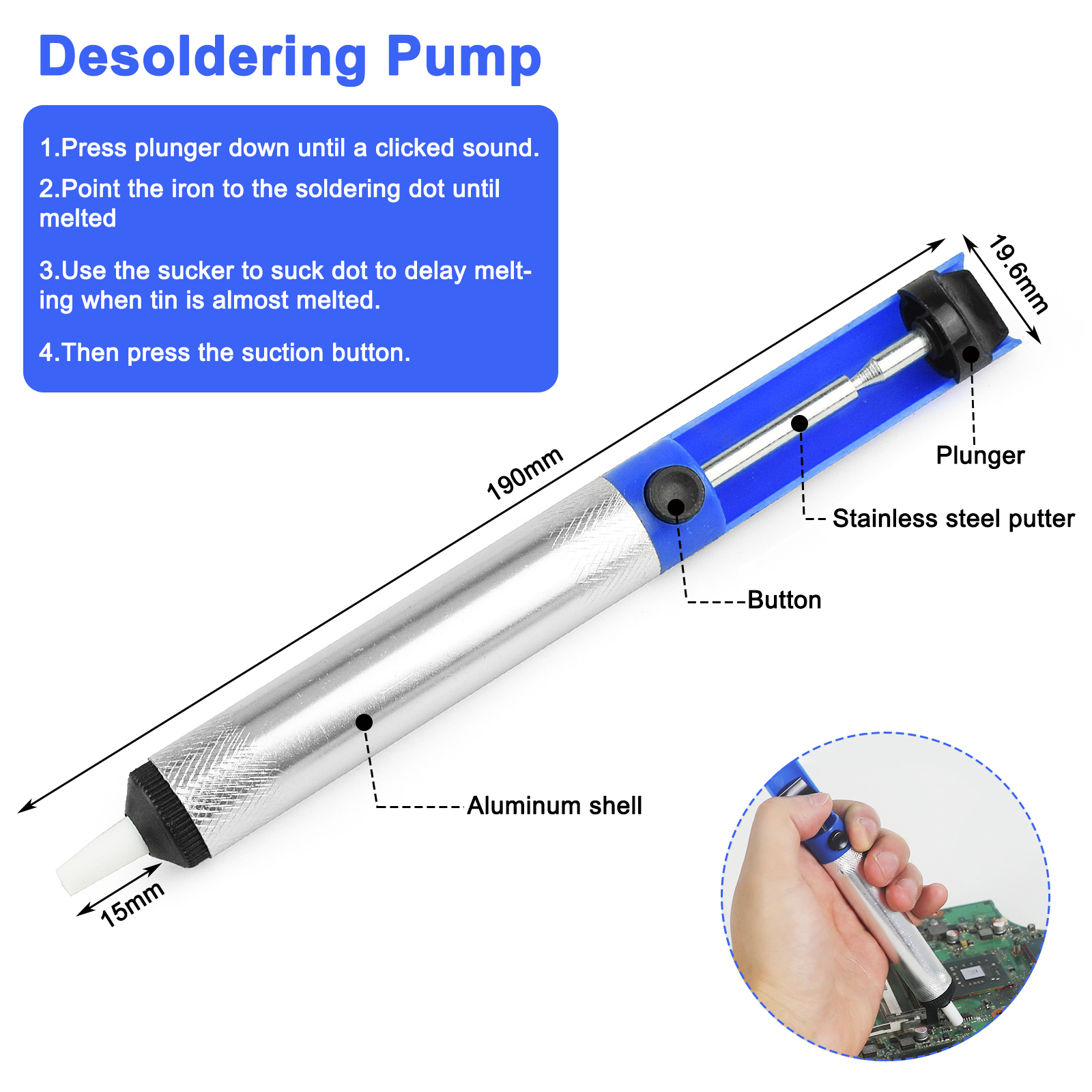 NEWACALOX Vacuum Desoldering P - Desoldering Pump Solder 리뷰 및 가격