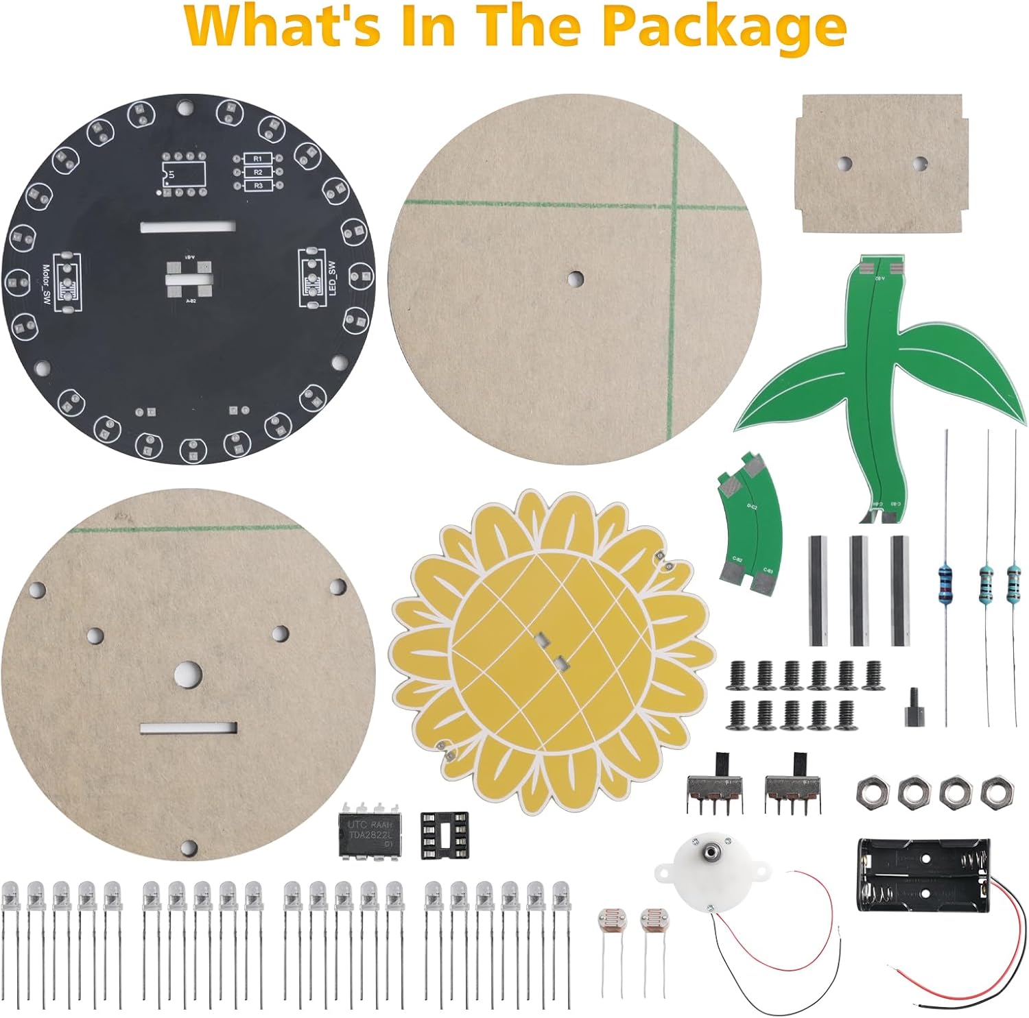 Light Chasing Sunflower Solder - Diy Electronics Kits For Adults 리뷰 및 가격