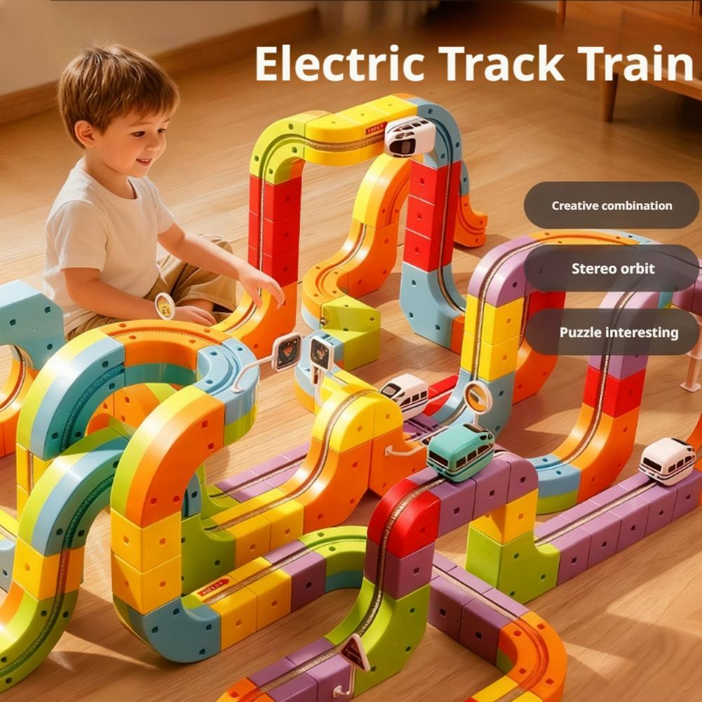 DIY Assembly Magic Track Train - Diy Electronics Toys 리뷰 및 가격