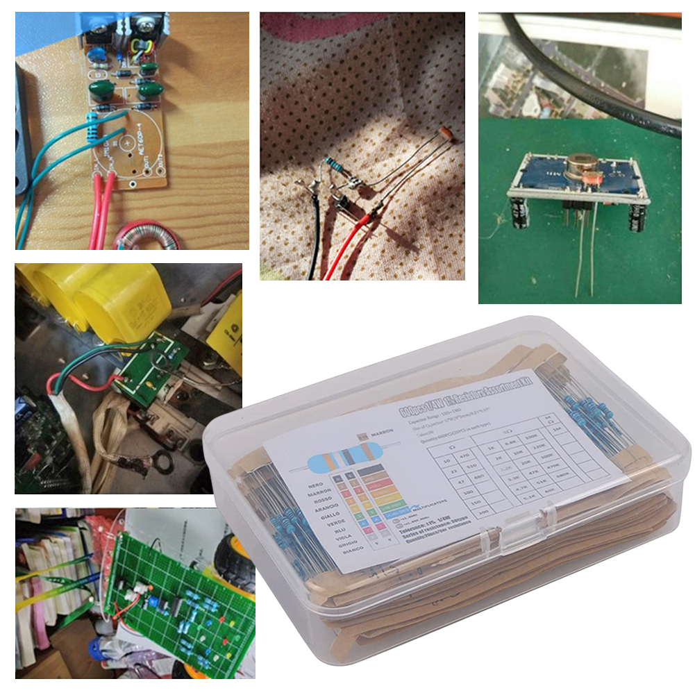 300/600pcs Metal Film Resistor - Resistor Kit 1 4W 리뷰 및 가격