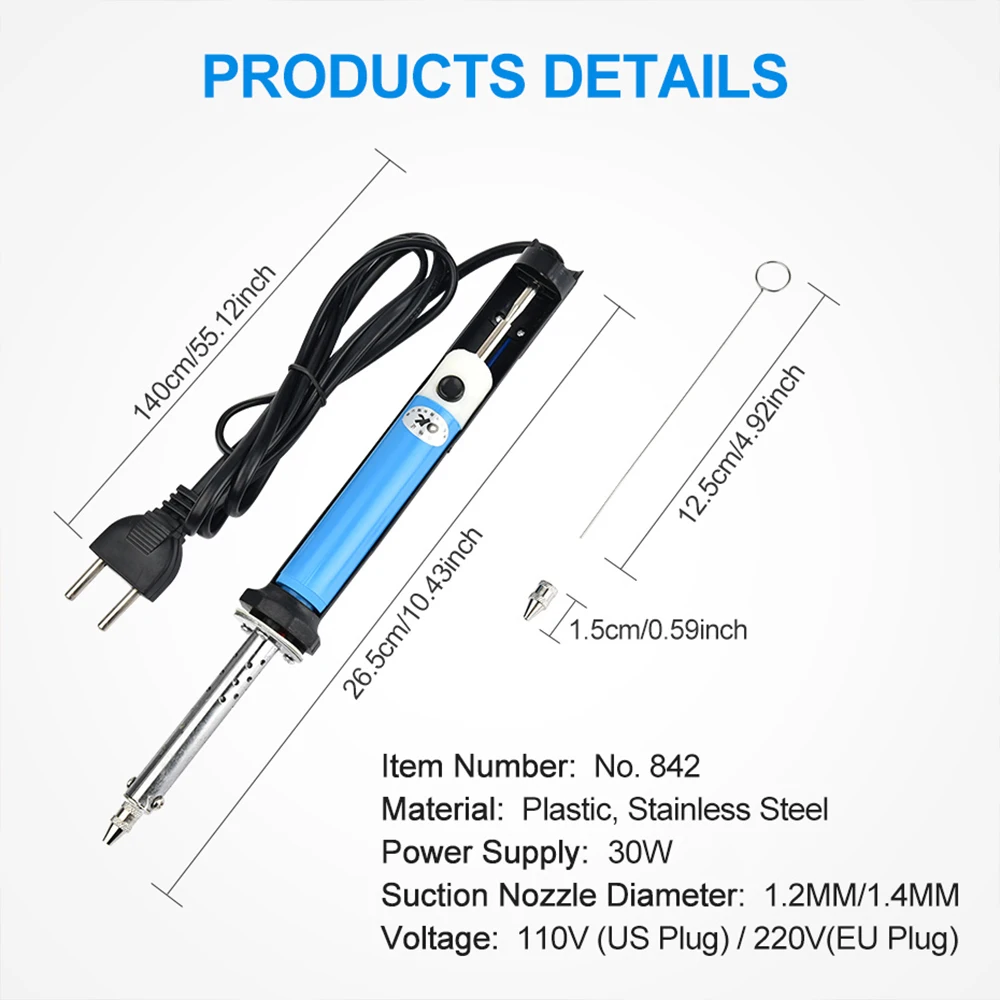 2 In1 Electric Tin Suction Suc - Desoldering Pump Solder 리뷰 및 가격