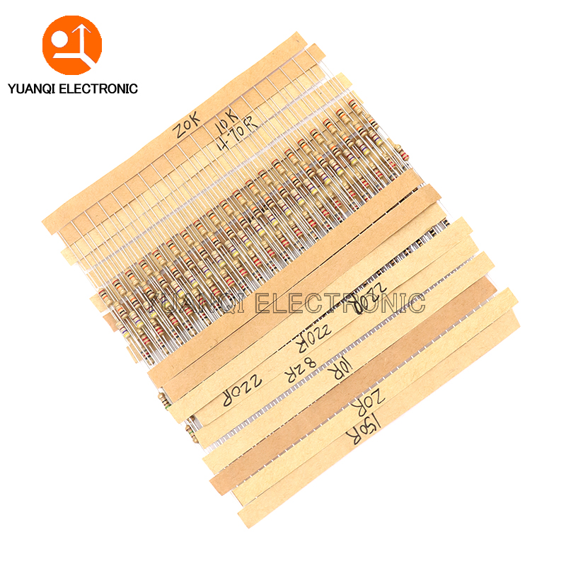 860pcs 1/4W Carbon Film Resist - Resistor Kit 1 4W 리뷰 및 가격