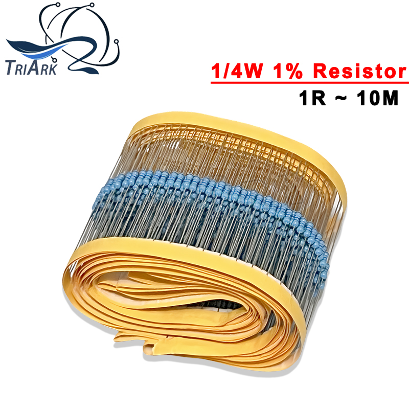 100PCS/Lot Metal Film Resistor - Resistor Kit 1 4W 리뷰 및 가격