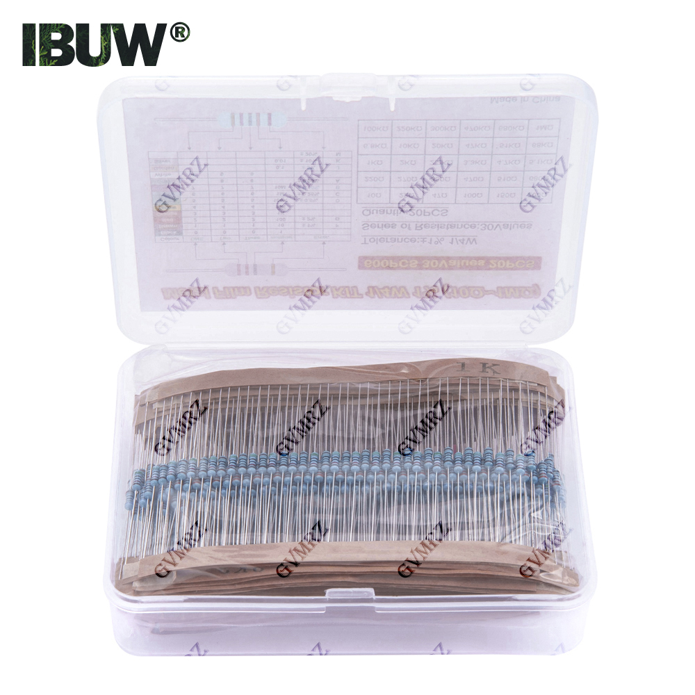 600PCS 30Values 1/4W Metal Fil - Diy Electronics Repair Kit 리뷰 및 가격