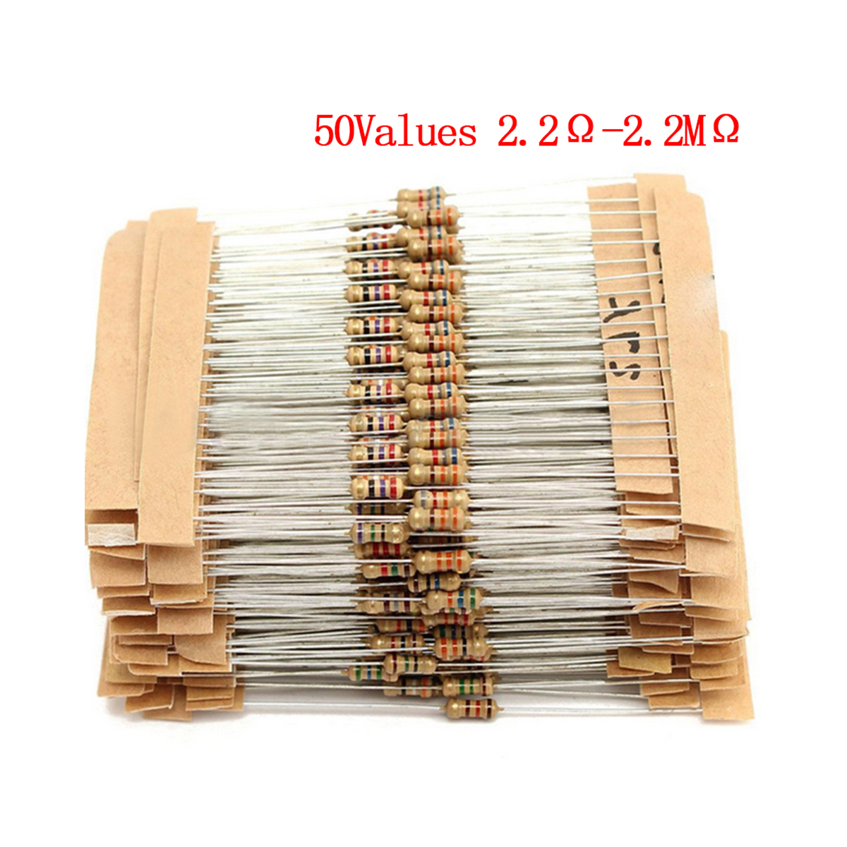 1000pcs/lot 1/4W 0.25W Carbon  - Resistor Kit 1 4W 리뷰 및 가격