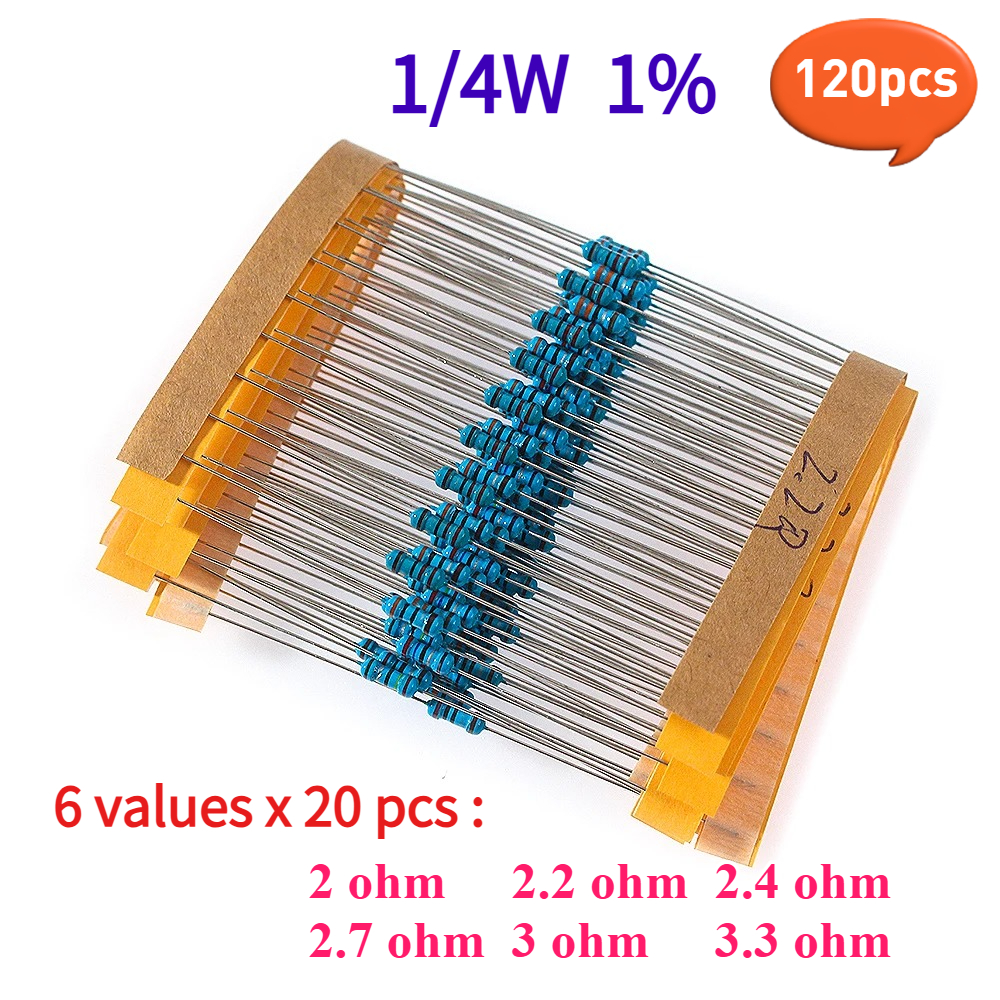 120PCS 1/4W 1% Automotive Airb - Resistor Kit 1 4W 리뷰 및 가격