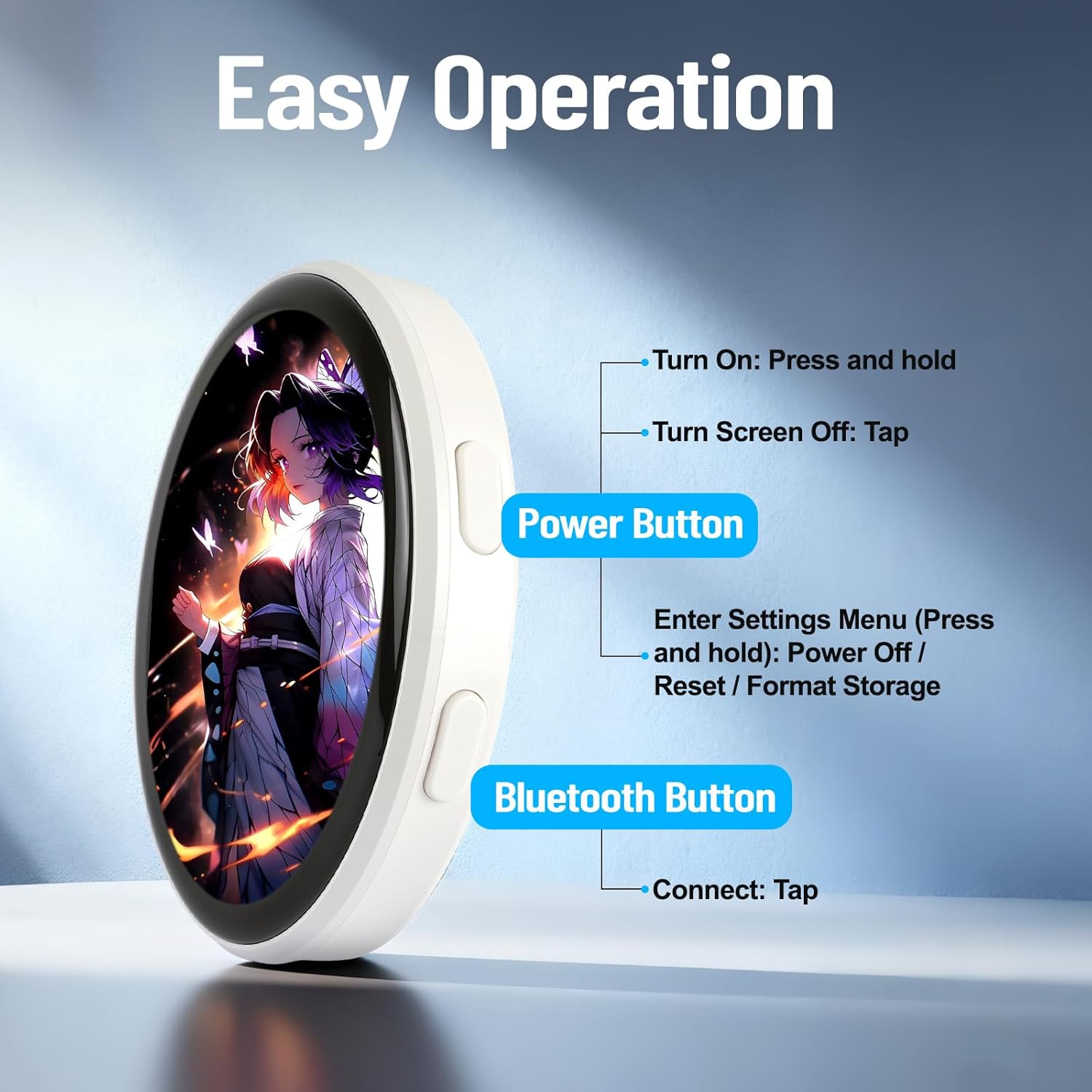 1/2PCS DIY Smart Badge with HD - Diy Electronics Videos 리뷰 및 가격