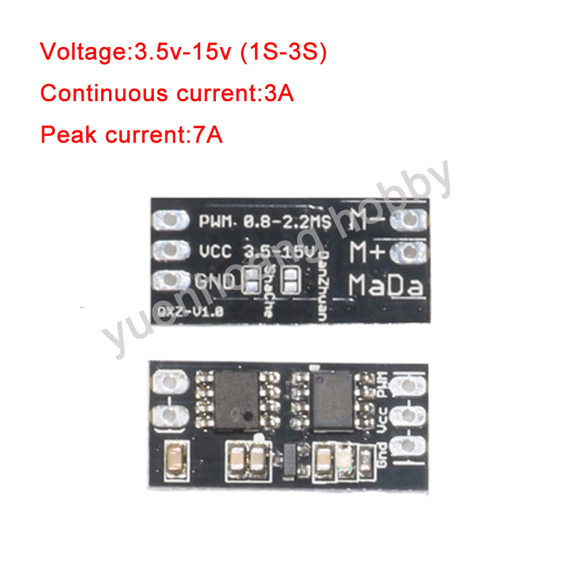 1PC 3.5-15V Brush ESC Two-way  - Diy Boat Electronics 리뷰 및 가격