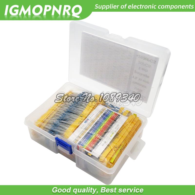 130Values 1/4W 1/2W 1/6W 1W 2W - Resistor Kit 1 4W 리뷰 및 가격