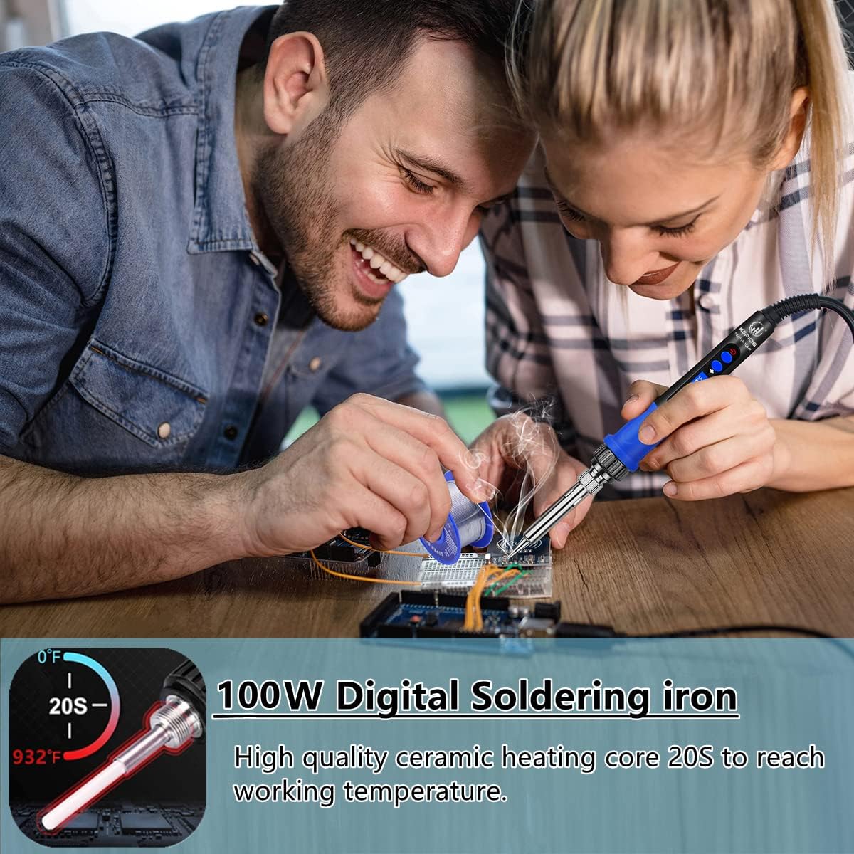 Soldering Iron Kit, 100W LCD D - Soldering Iron Kit 리뷰 및 가격