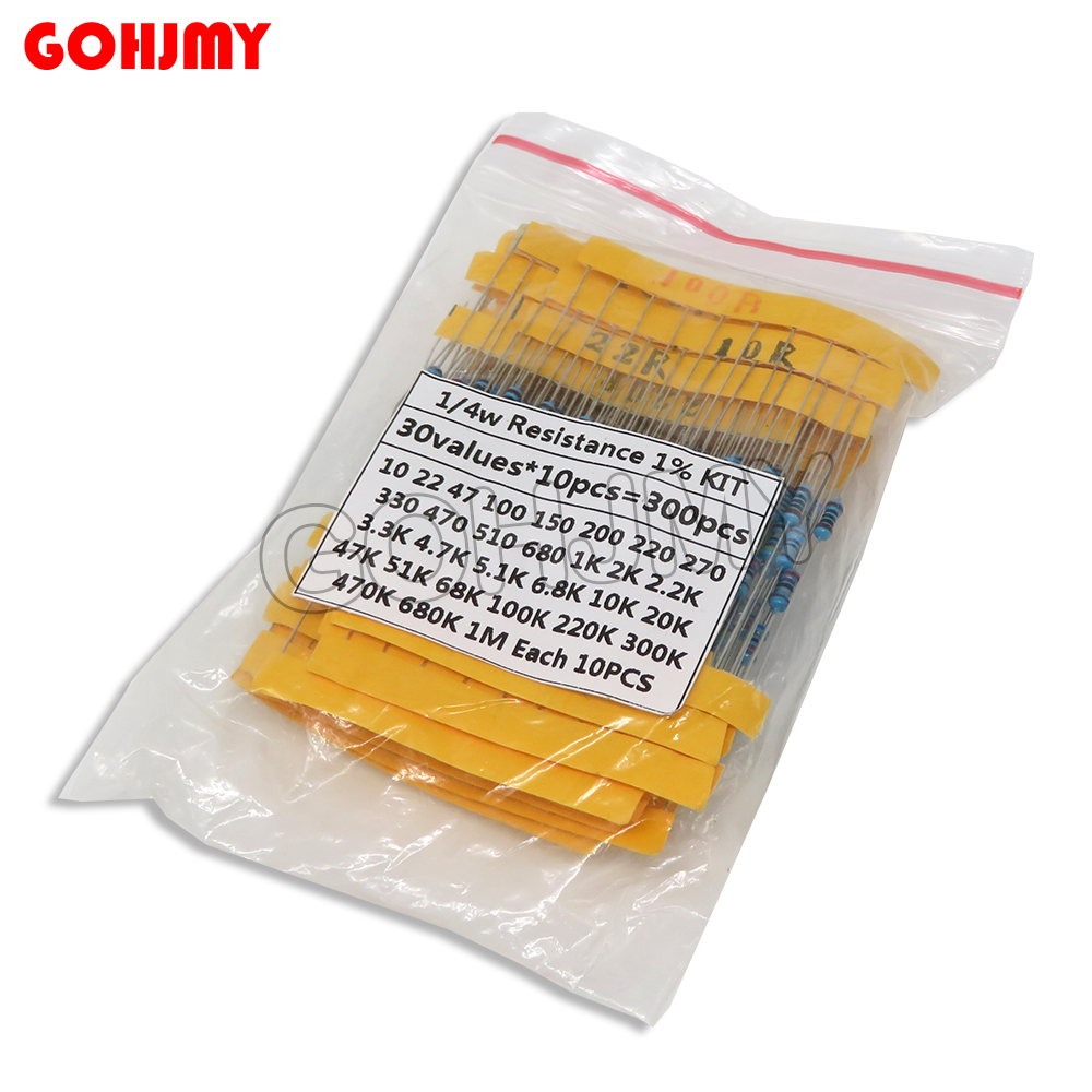 30 Kinds 1/4W Resistance 1% Me - Resistor Kit 1 4W 리뷰 및 가격