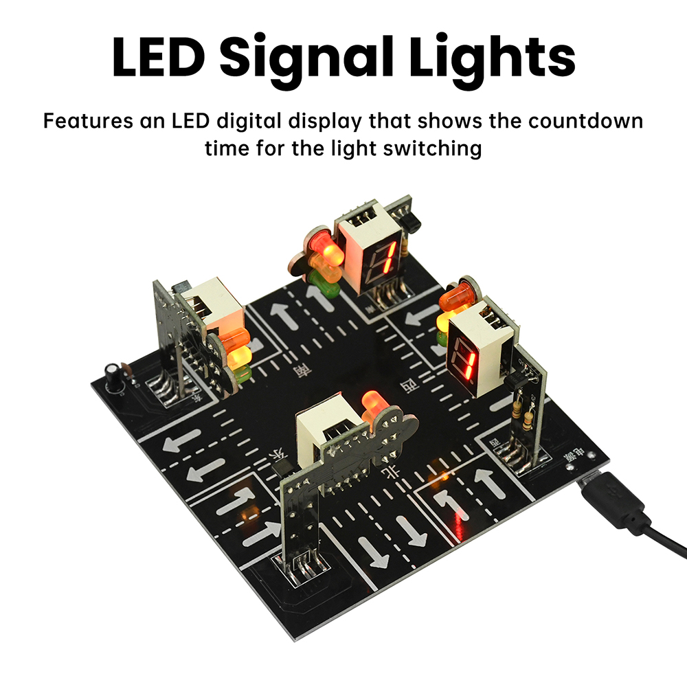 Traffic Light Simulator Kit wi - Diy Electronics Kits For Adults 리뷰 및 가격