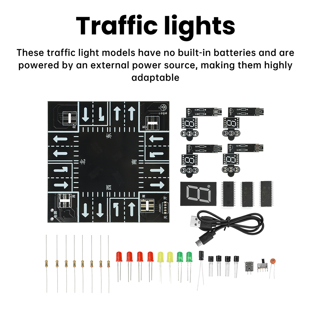 Traffic Light Simulator Kit wi - Diy Electronics Kits For Adults 리뷰 및 가격
