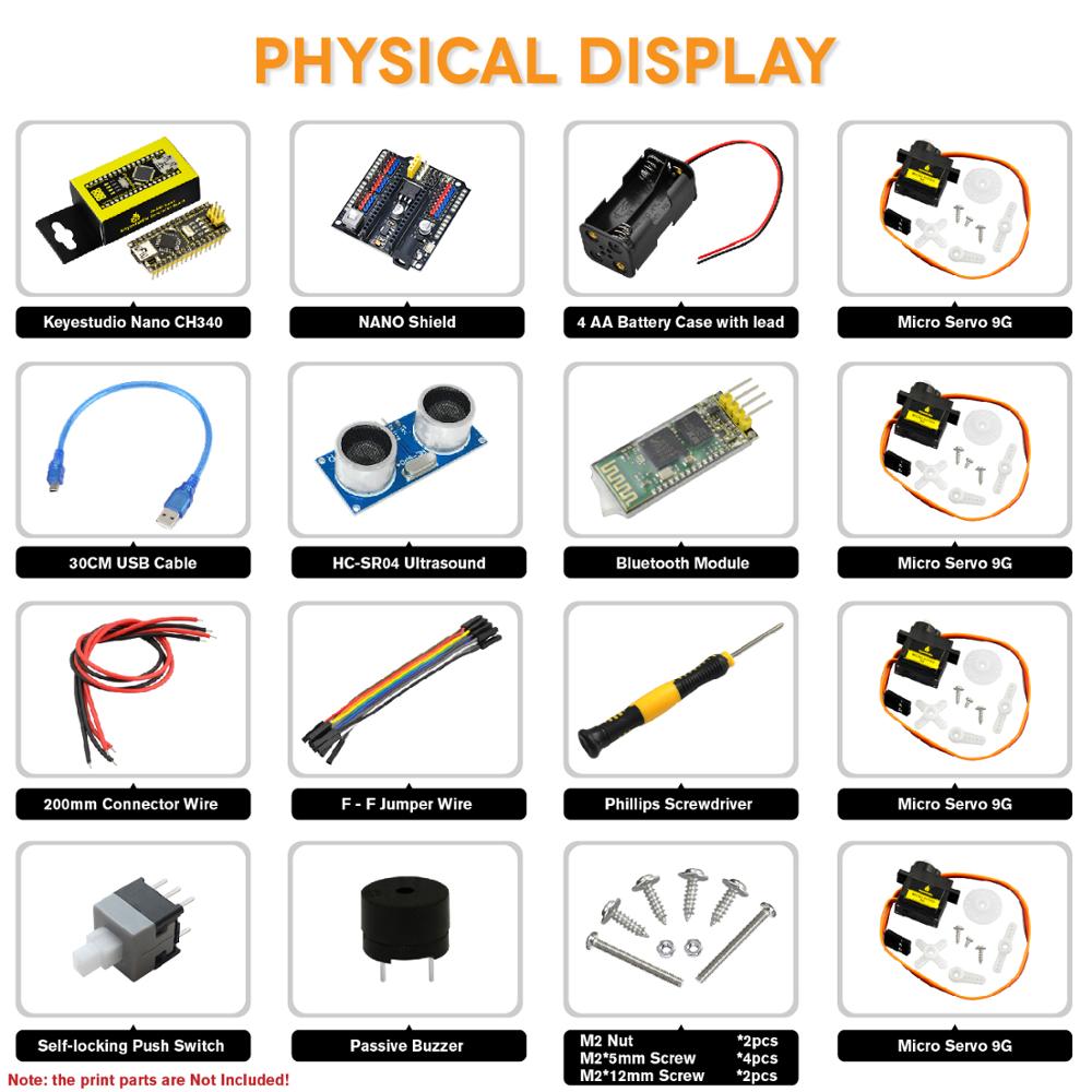 Keyestudio DIY Electronic Comp - Diy Robot Electronics Kit 리뷰 및 가격