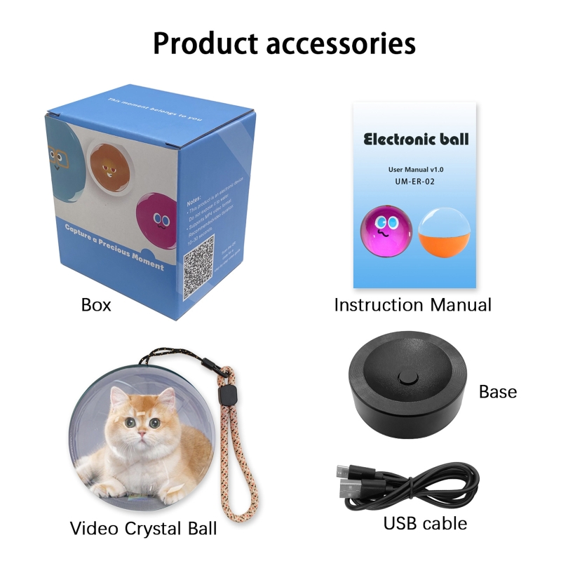 Wifi 3D Crystal Ball Customize - Diy Electronics Videos 리뷰 및 가격