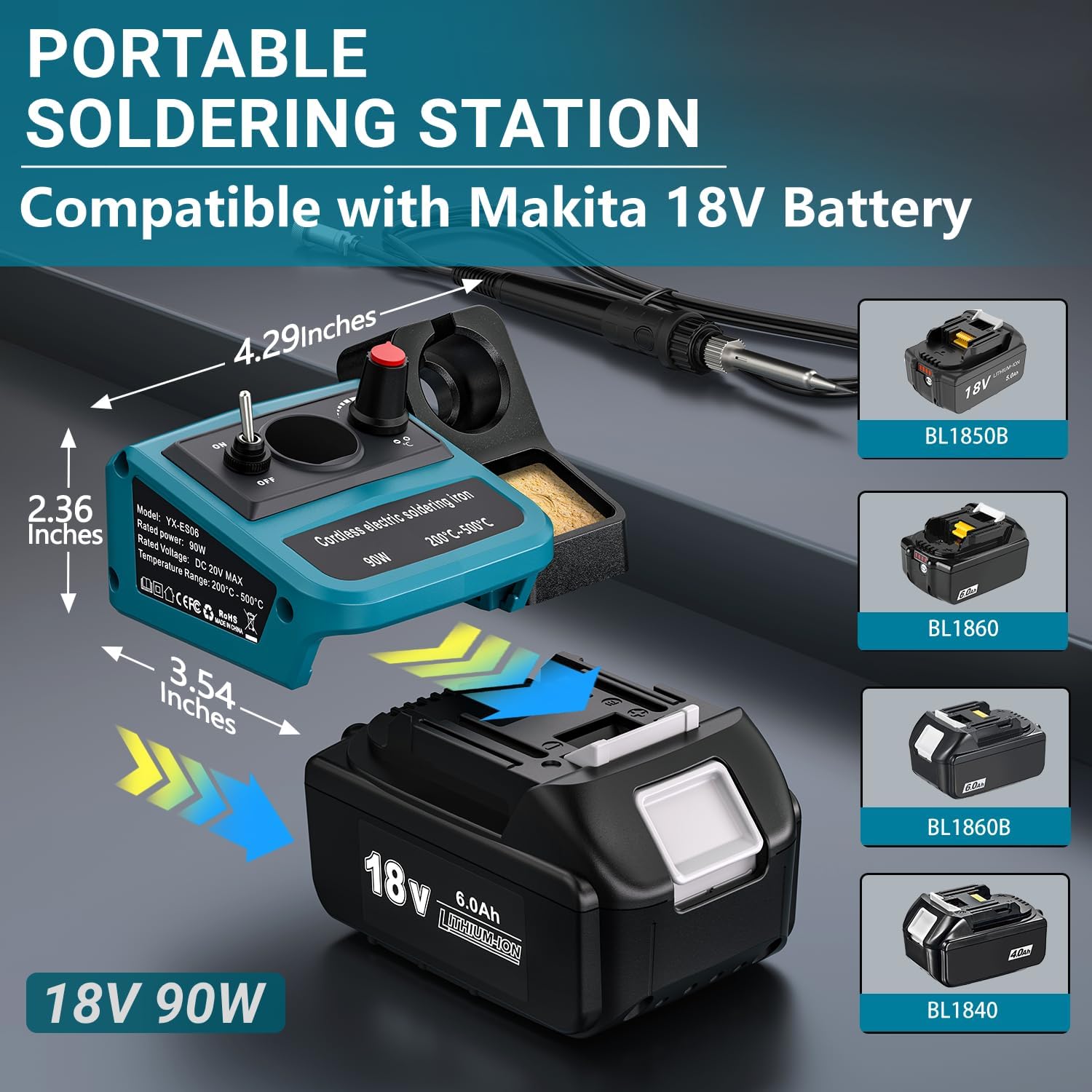 90W LED Digital Cordless Solde - Diy Electronics Repair Kit 리뷰 및 가격