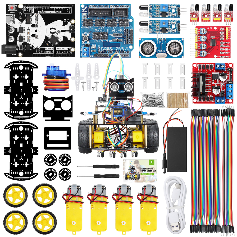 DIY Programmable Smart Robot C - Diy Robot Electronics Kit 리뷰 및 가격