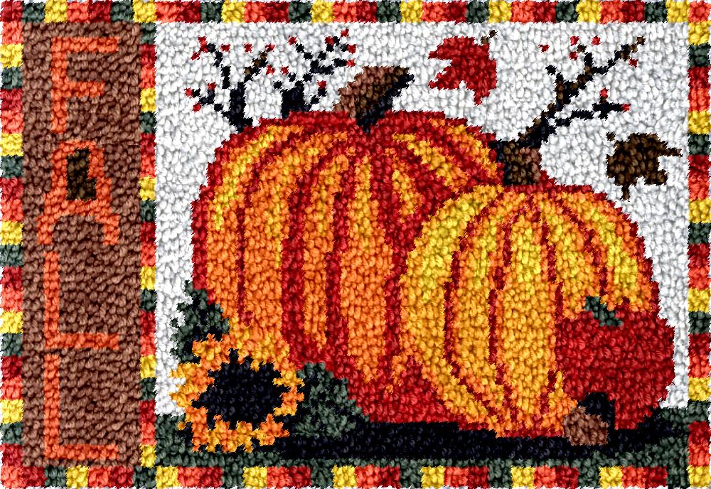 Pumpkin Latch hook kit with pr - Diy Electronics Kits For Adults 리뷰 및 가격