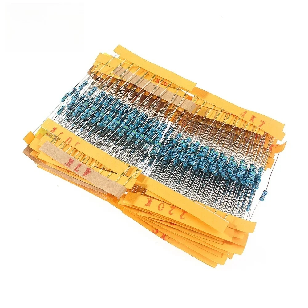 500PCS 1% 1/4W Metal Film Resi - Resistor Kit 1 4W 리뷰 및 가격