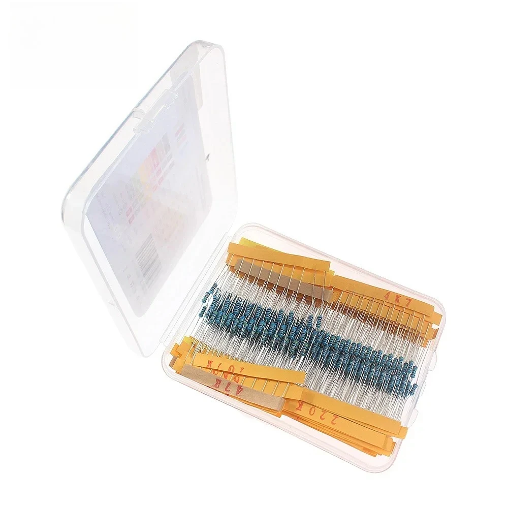 500PCS 1% 1/4W Metal Film Resi - Resistor Kit 1 4W 리뷰 및 가격