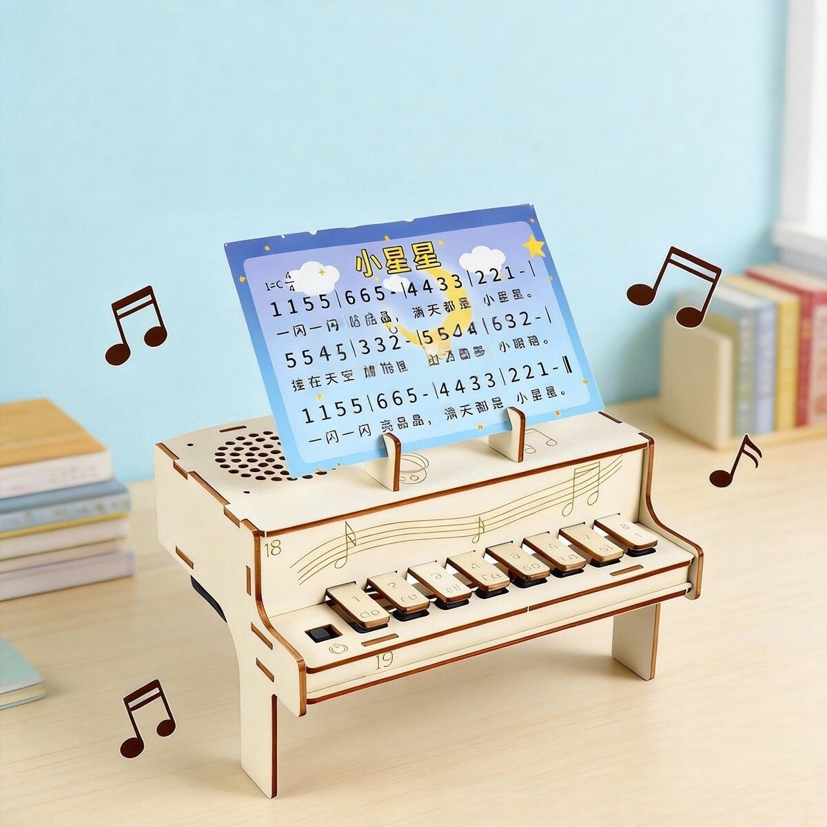 DIY Wooden Electronic Piano Mo - Diy Electronics Kits For Adults 리뷰 및 가격