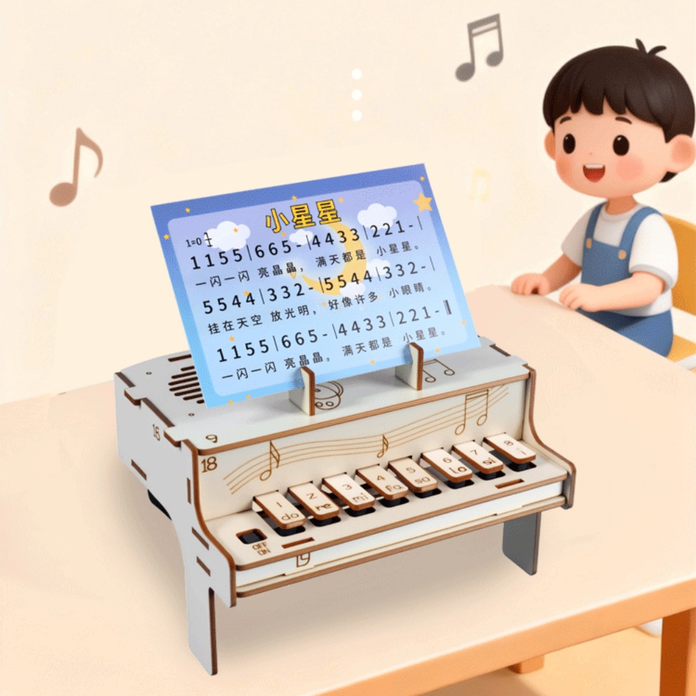 DIY Wooden Electronic Piano Mo - Diy Electronics Kits For Adults 리뷰 및 가격
