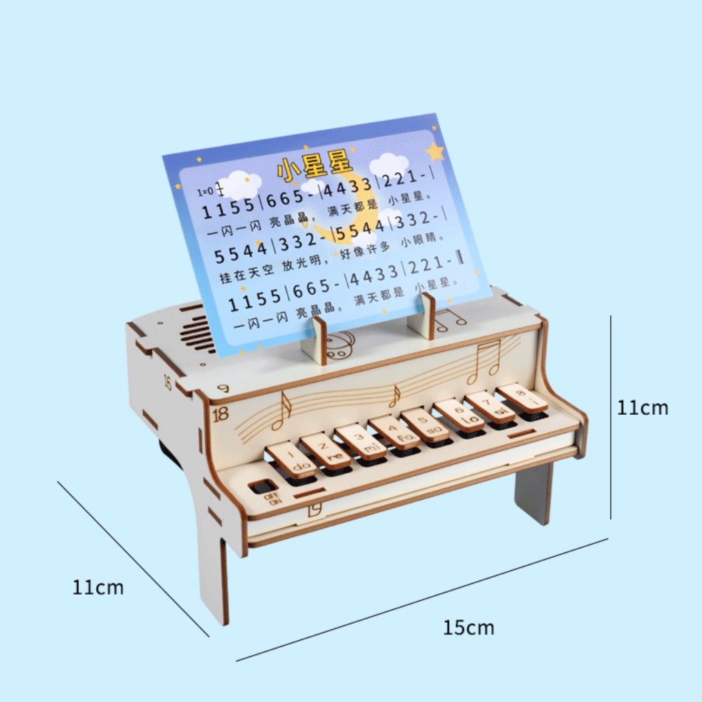 DIY Wooden Electronic Piano Mo - Diy Electronics Kits For Adults 리뷰 및 가격