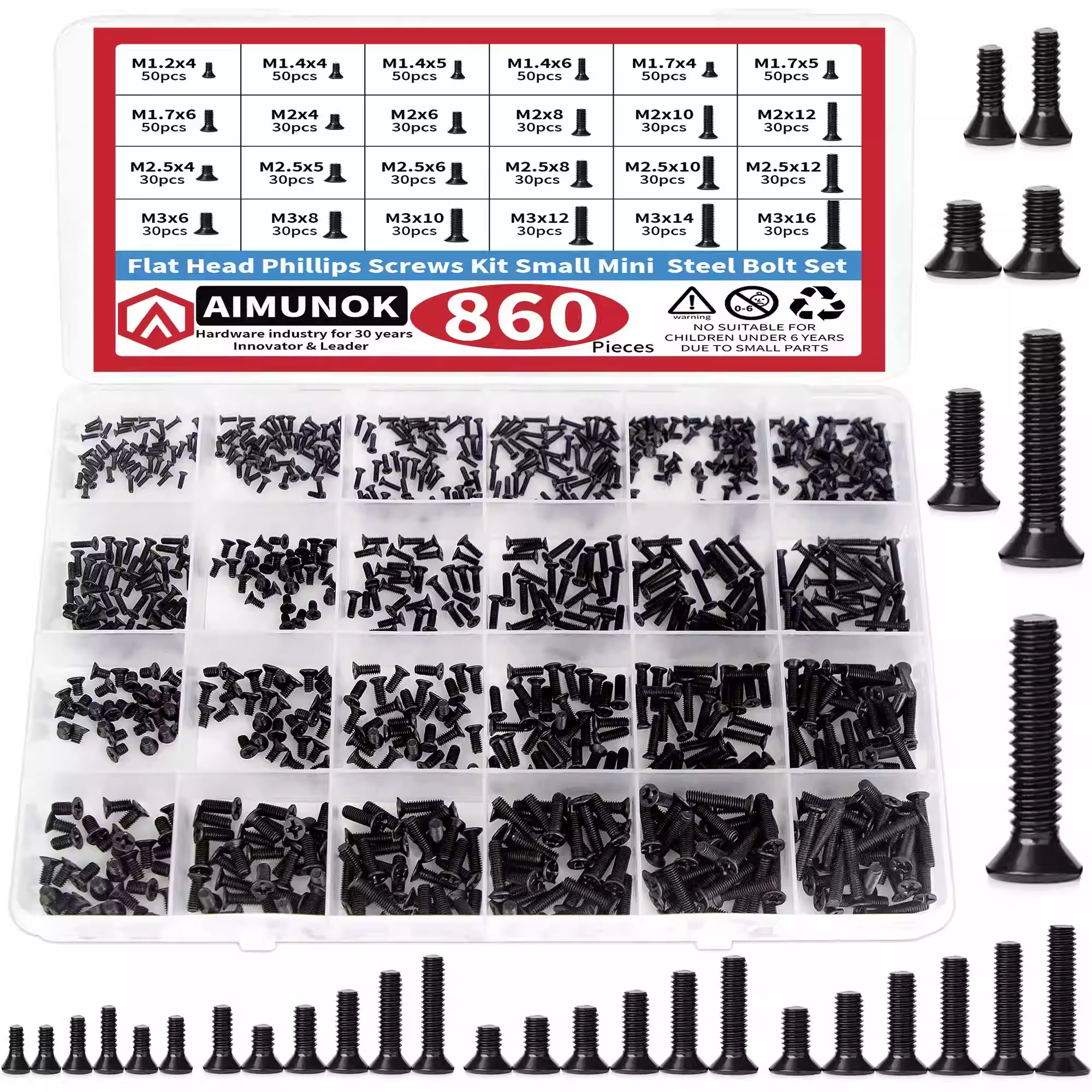 860PCS Small Screws Assortment - Diy Electronics Repair Kit 리뷰 및 가격