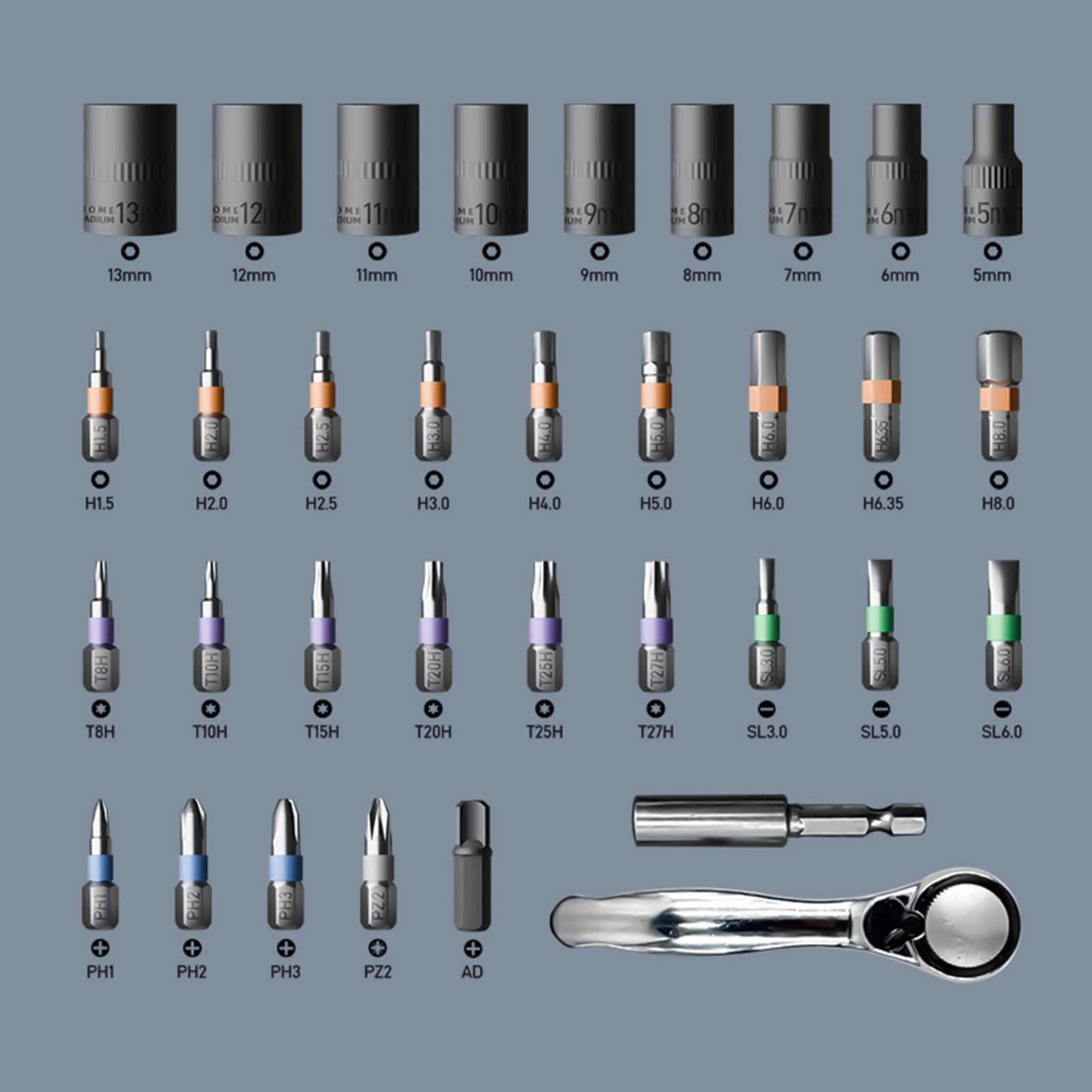 Magnetic Ratchet Screwdriver S - Diy Electronics Repair Kit 리뷰 및 가격