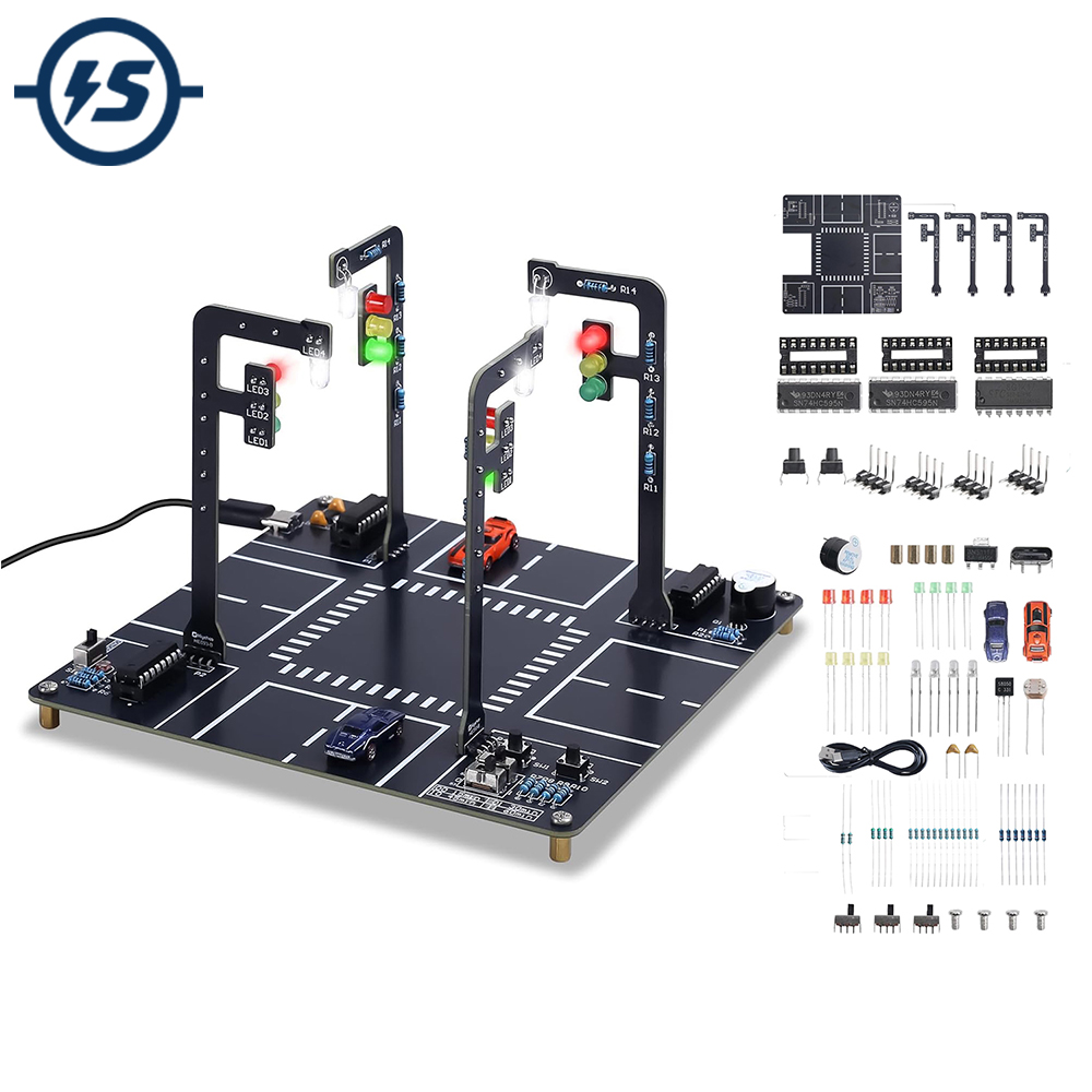 Traffic Light Simulator Kit wi - Diy Electronics Kits For Adults 리뷰 및 가격
