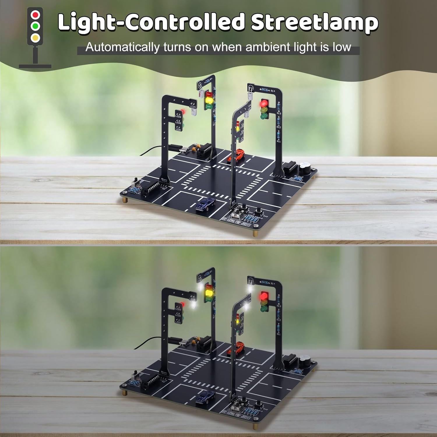 Traffic Light Simulator Kit wi - Diy Electronics Kits For Adults 리뷰 및 가격