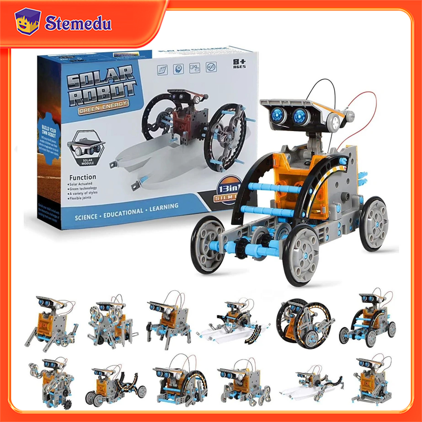 13 in 1 Solar Powered Robot Sc - Diy Electronics Toys 리뷰 및 가격