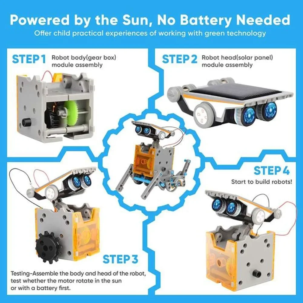13 in 1 Solar Powered Robot Sc - Diy Electronics Toys 리뷰 및 가격