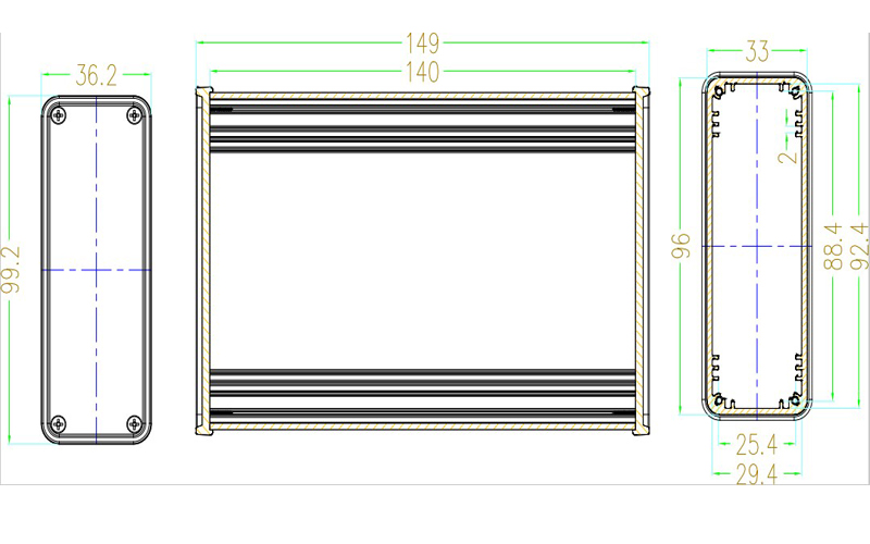 Aluminium box housing case for - Diy Enclosure For Electronics 리뷰 및 가격