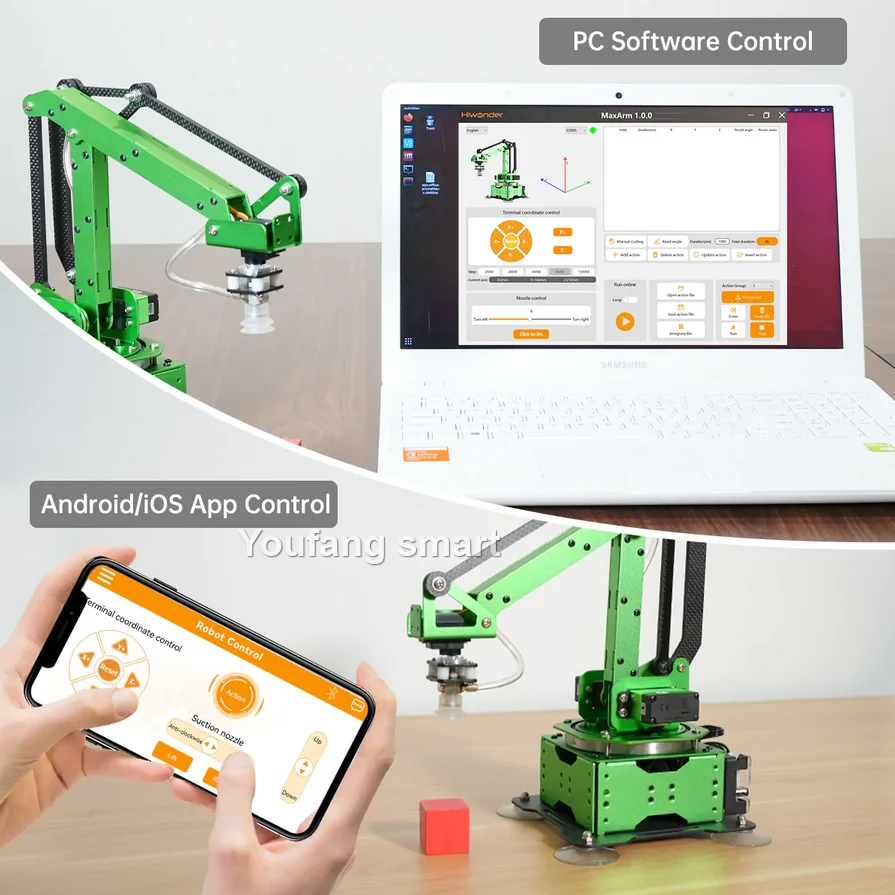 5 Axis Robot Arm with Guide Ra - Diy Robot Electronics Kit 리뷰 및 가격