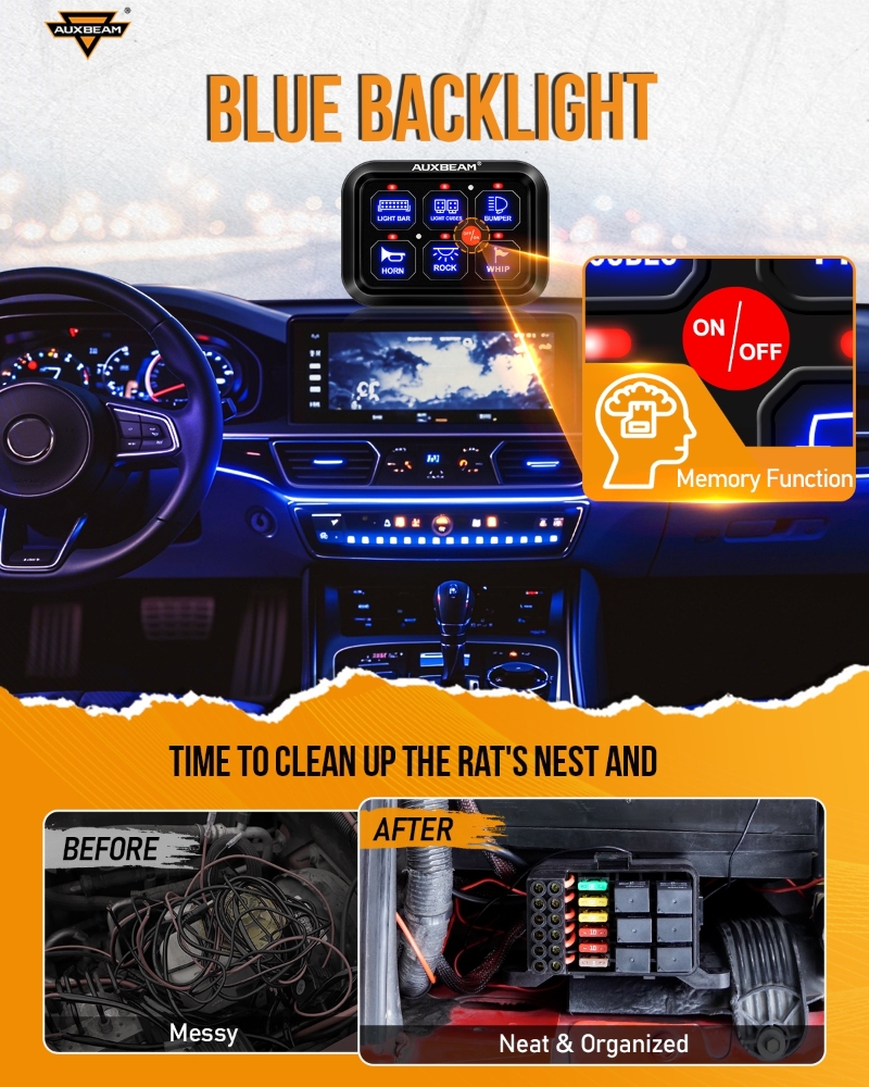 AUXBEAM 720W Universal Switch  - Diy Boat Electronics 리뷰 및 가격